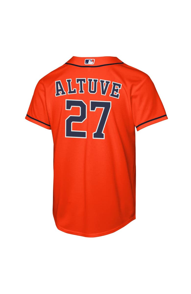 Nike Youth Nike Jose Altuve Orange Houston Astros Alternate Replica Jersey, Alternate, color, 