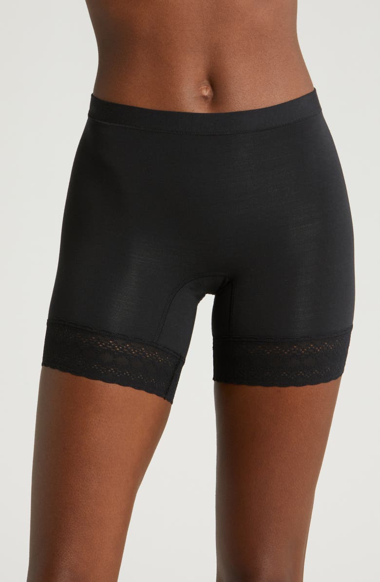 MeUndies FeelFree Lace Trim Long Boyshorts, Main, color,