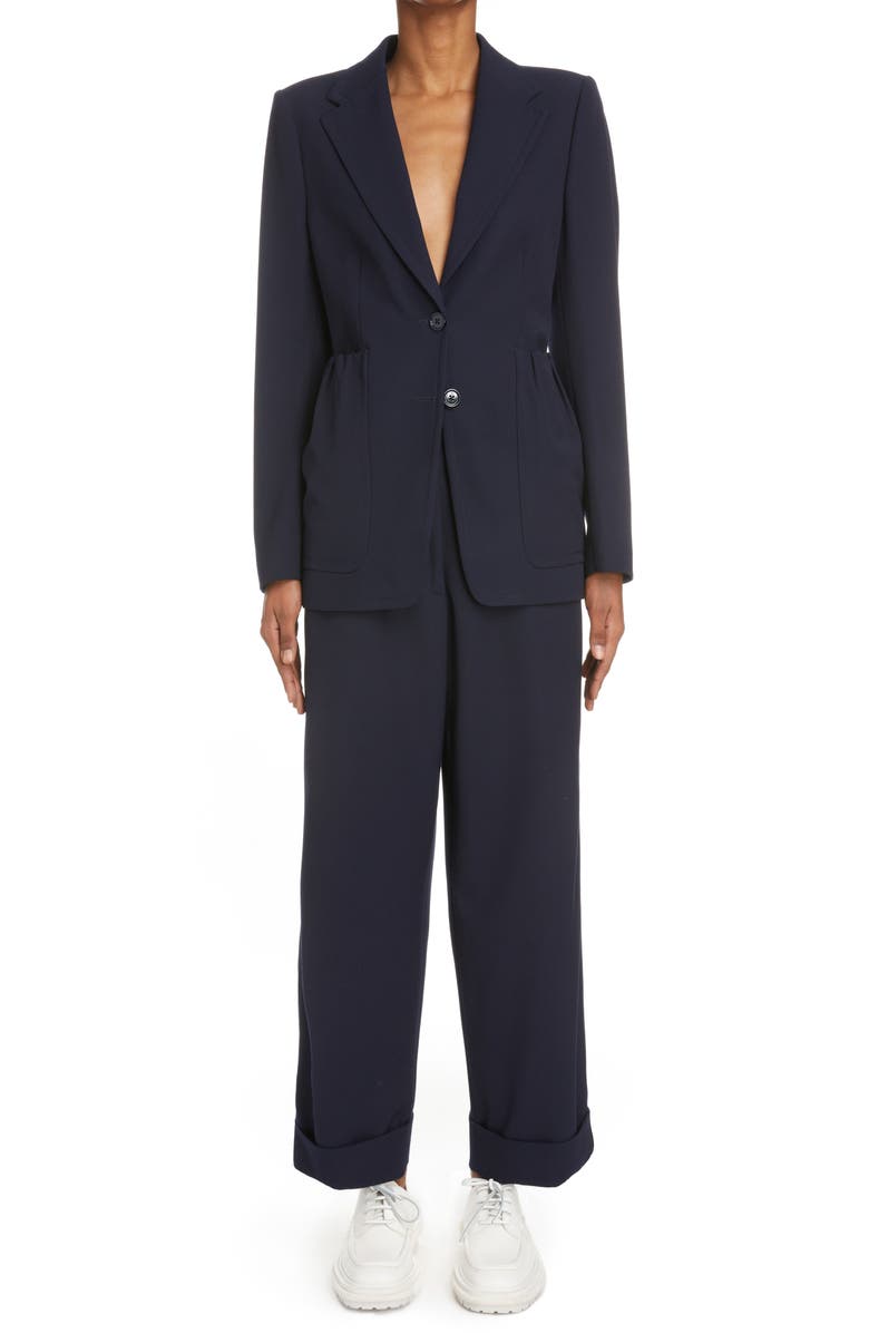 Dries Van Noten Basil Gabardine Blazer, Alternate, color, 