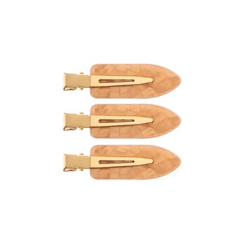 Neutral Tortoise Creaseless Clip Set