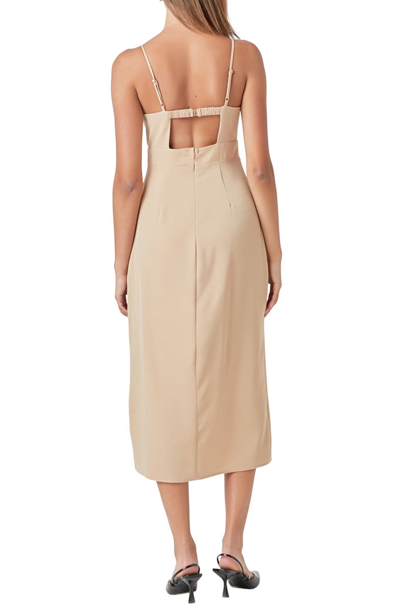 Endless Rose Ruched Bust Midi Dress, Alternate, color, 