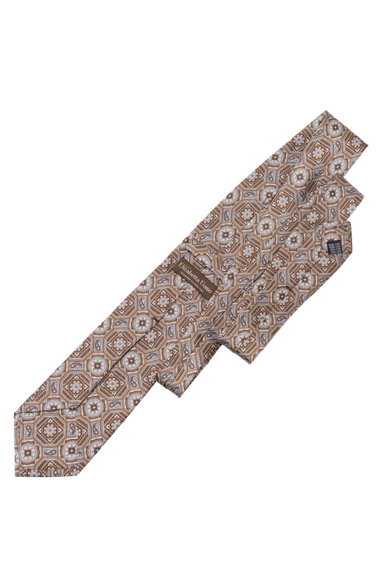 Elizabetta Mantova - Extra Long Printed Silk Tie for Men, Alternate, color, 