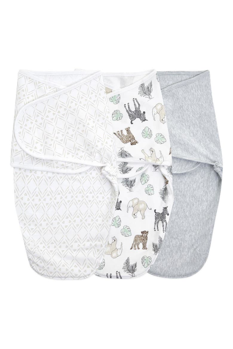 Aden & Anais Essentials Wrap Swaddle - Set of 3, Main, color, TOILE
