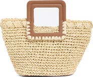 Collection XIIX Straw Top Handle Bag