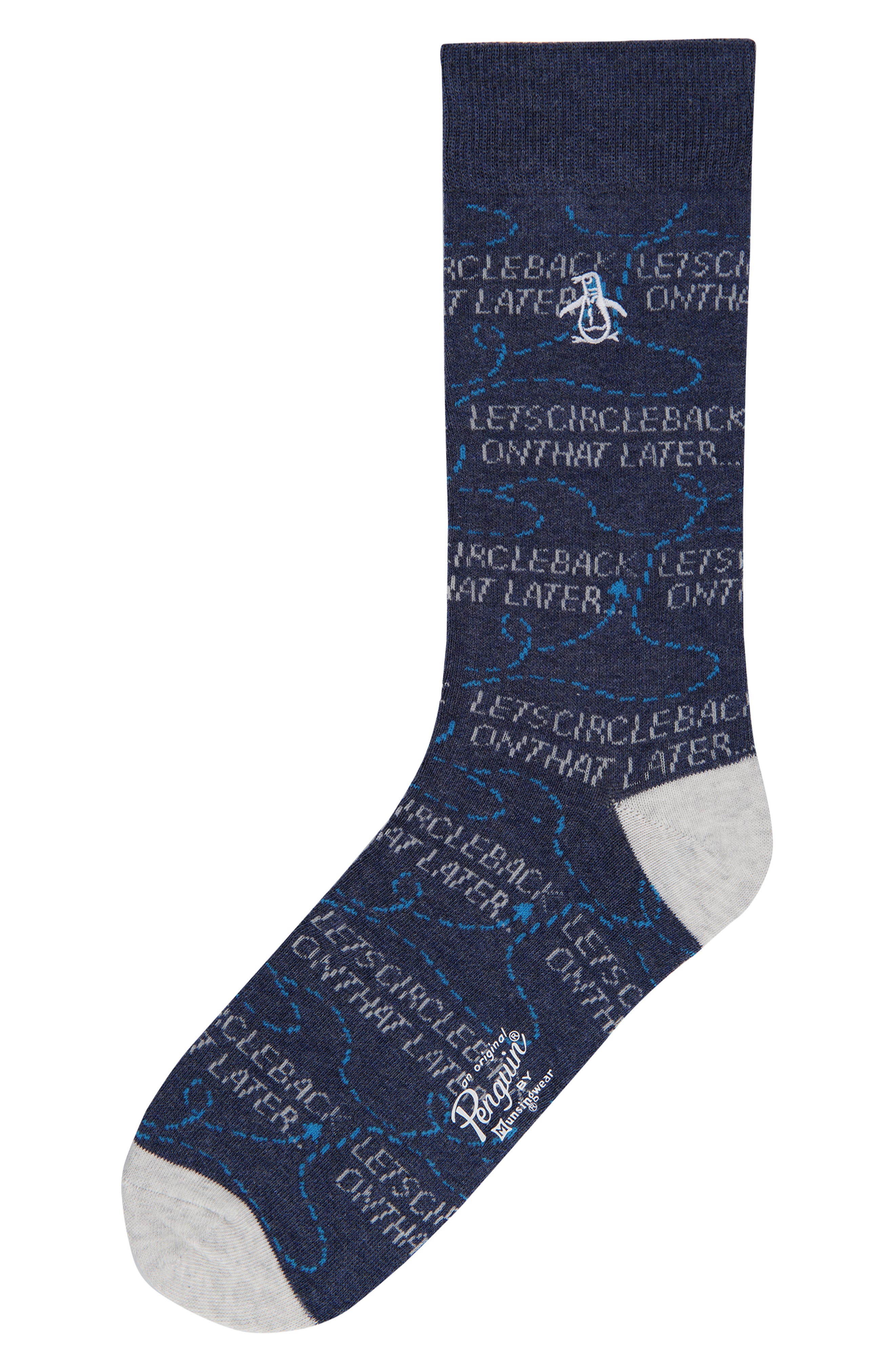 Circle Back Later Dress Socks