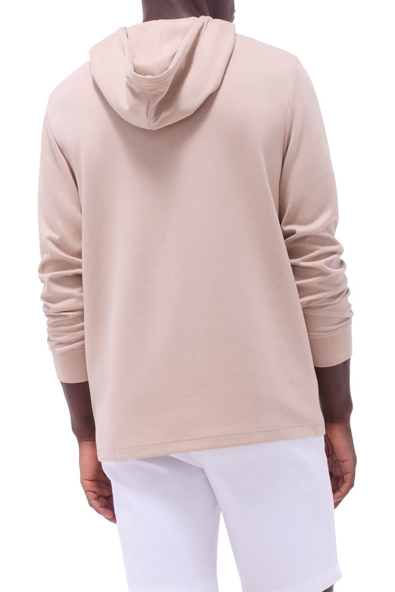 Cotton & Modal Blend Pullover Hoodie, Alternate, color, SAND