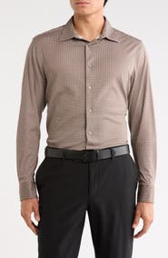 Nordstrom Tiller Patterned Cotton Button-Up Shirt