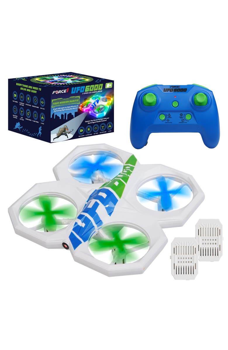 Force1 UFO 6000 Mini RC Stunt Aerial Drone, Main, color, White