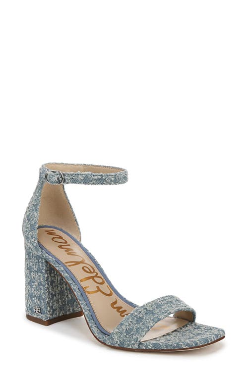 Sam Edelman Daniella Ankle Strap Sandal In Blue