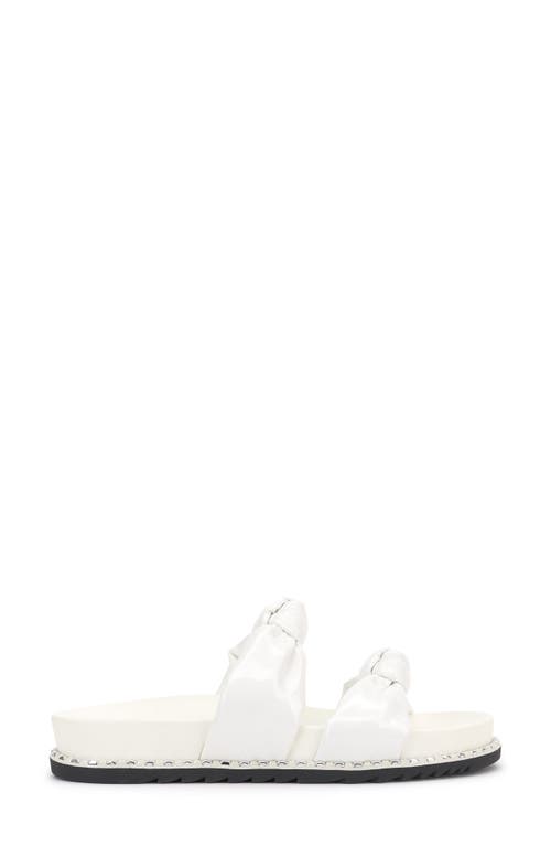Jessica Simpson Caralyna Platform Slide Sandal In White