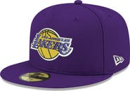 New Era Men's New Era  Purple Los Angeles Lakers Team 59FIFTY Fitted Hat