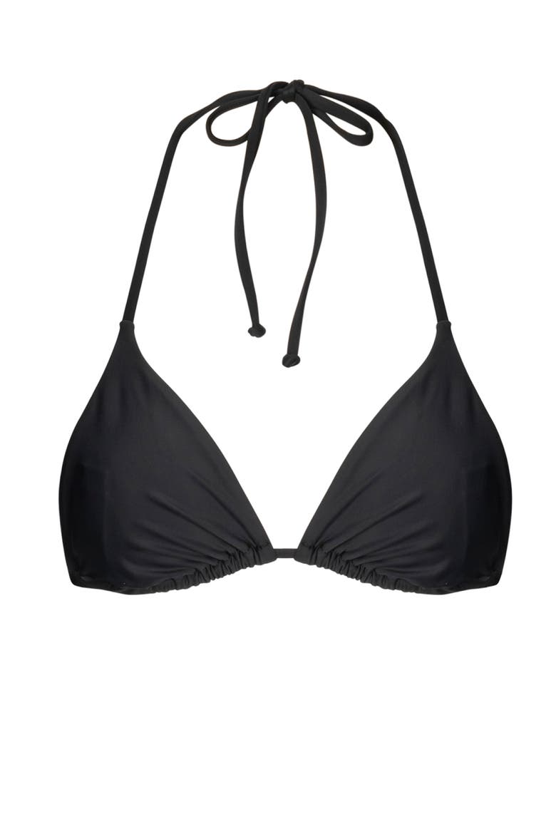 Vitals Jolie Triangle Bikini Top, Main, color, Black