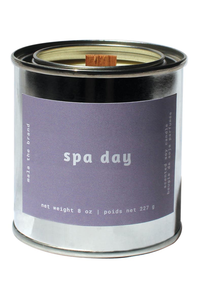 Spa Day Candle, Main, color, LIGHT/ PASTEL GREY
