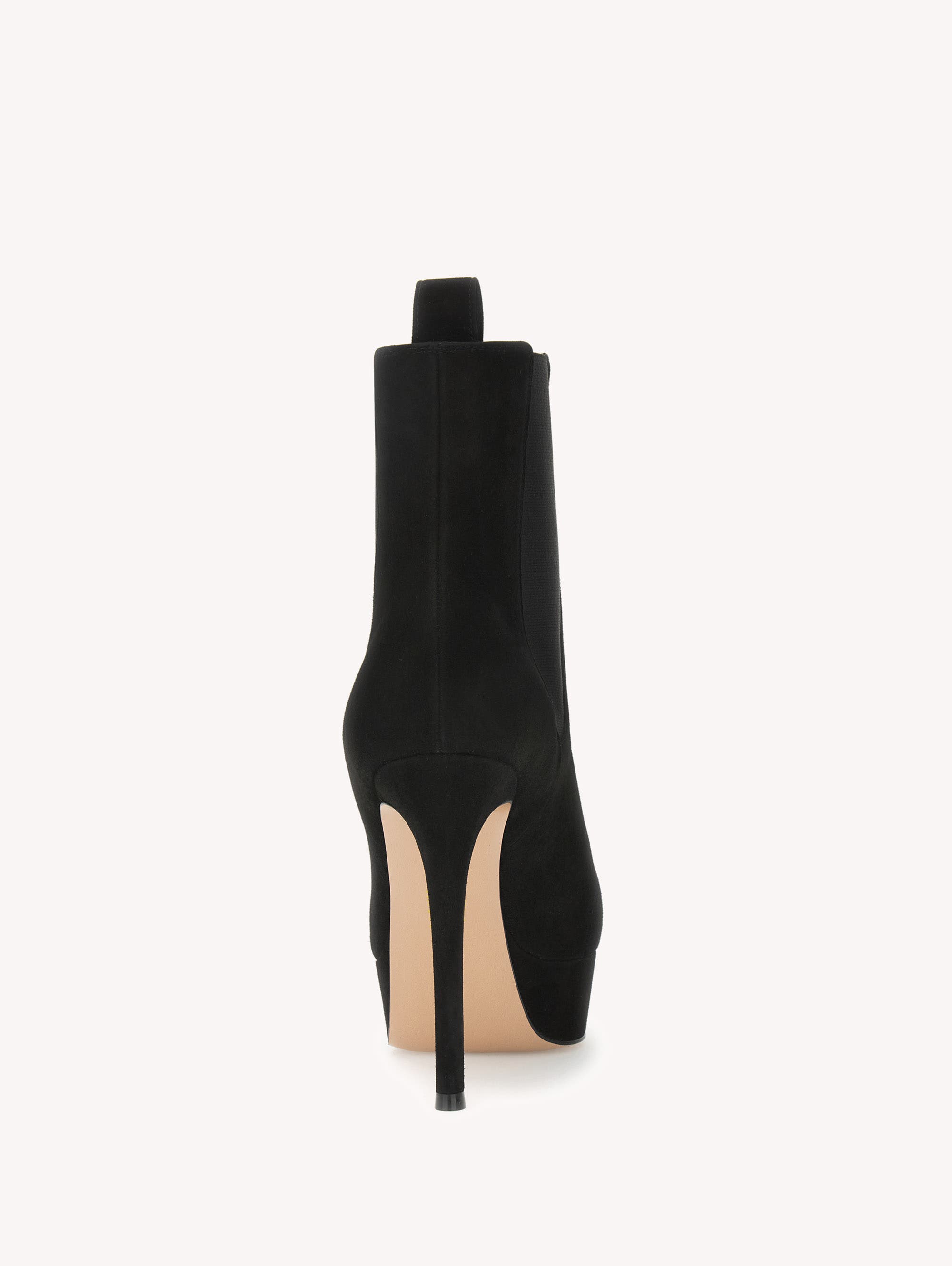 Kim Booties, Alternate, color, Black Suede