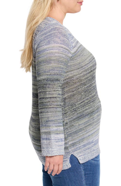 NIC + ZOE NIC+ZOE HAZY SHADES LINEN BLEND SWEATER