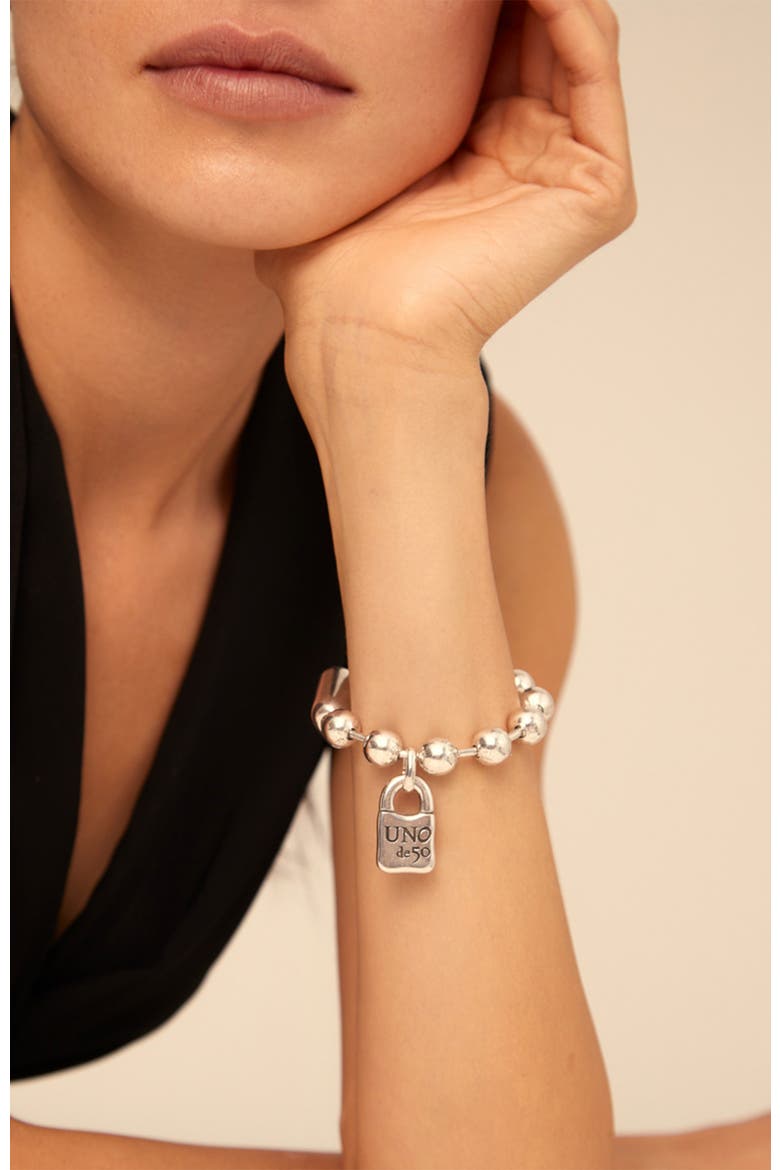 Beadline Bracelet, Alternate, color, Silver