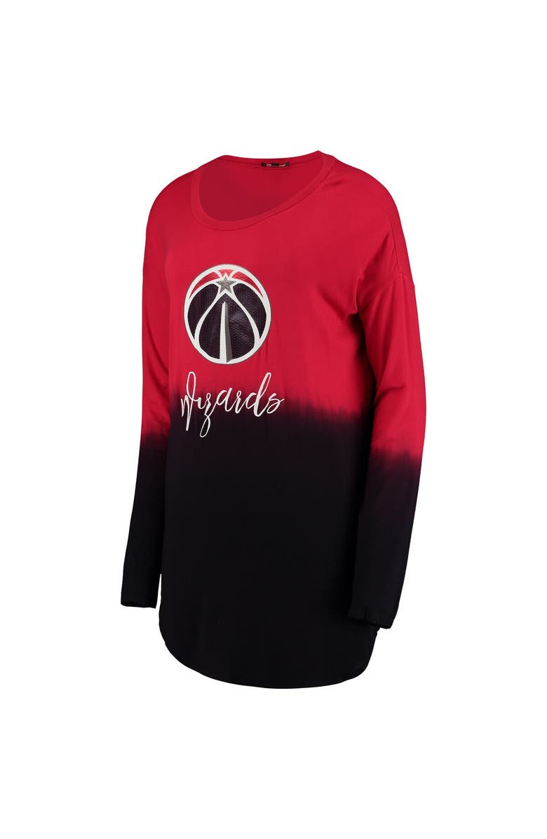 GAMEDAY COUTURE Women's Red Washington Wizards Ombre II Long Sleeve Scoop Neck T-Shirt, Alternate, color,