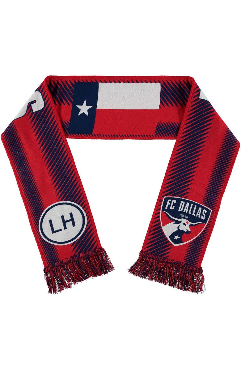 RUFFNECK SCARVES FC Dallas Jersey Hook Reversible Scarf, Main, color, 