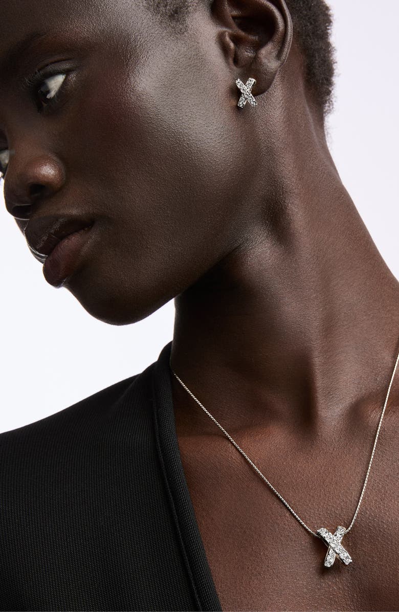 Susan Caplan 1990s Vintage Nina Ricci Criss Cross Necklace, Alternate, color, Criss Cross