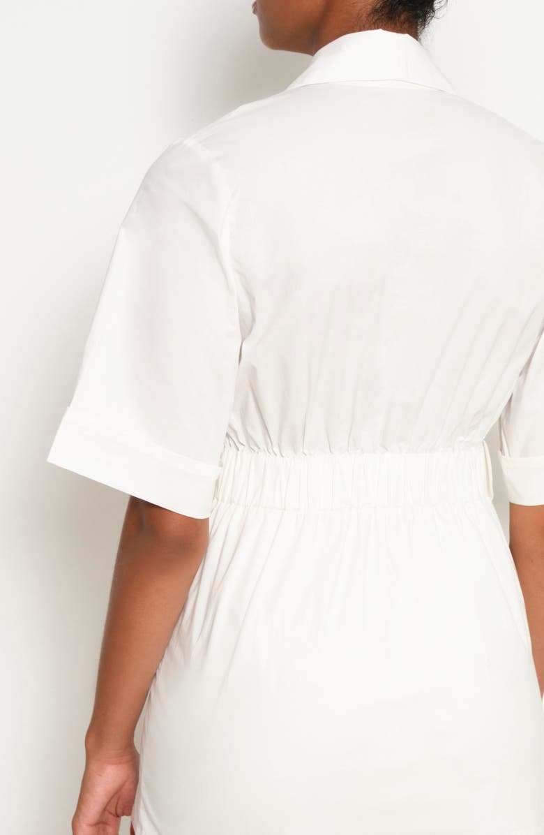 The Lulo Project Harbor Stretch Cotton Tunic Top, Alternate, color, Crudo