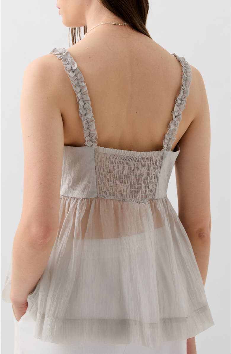 Scalpers Cute Gather Top, Alternate, color, Grey