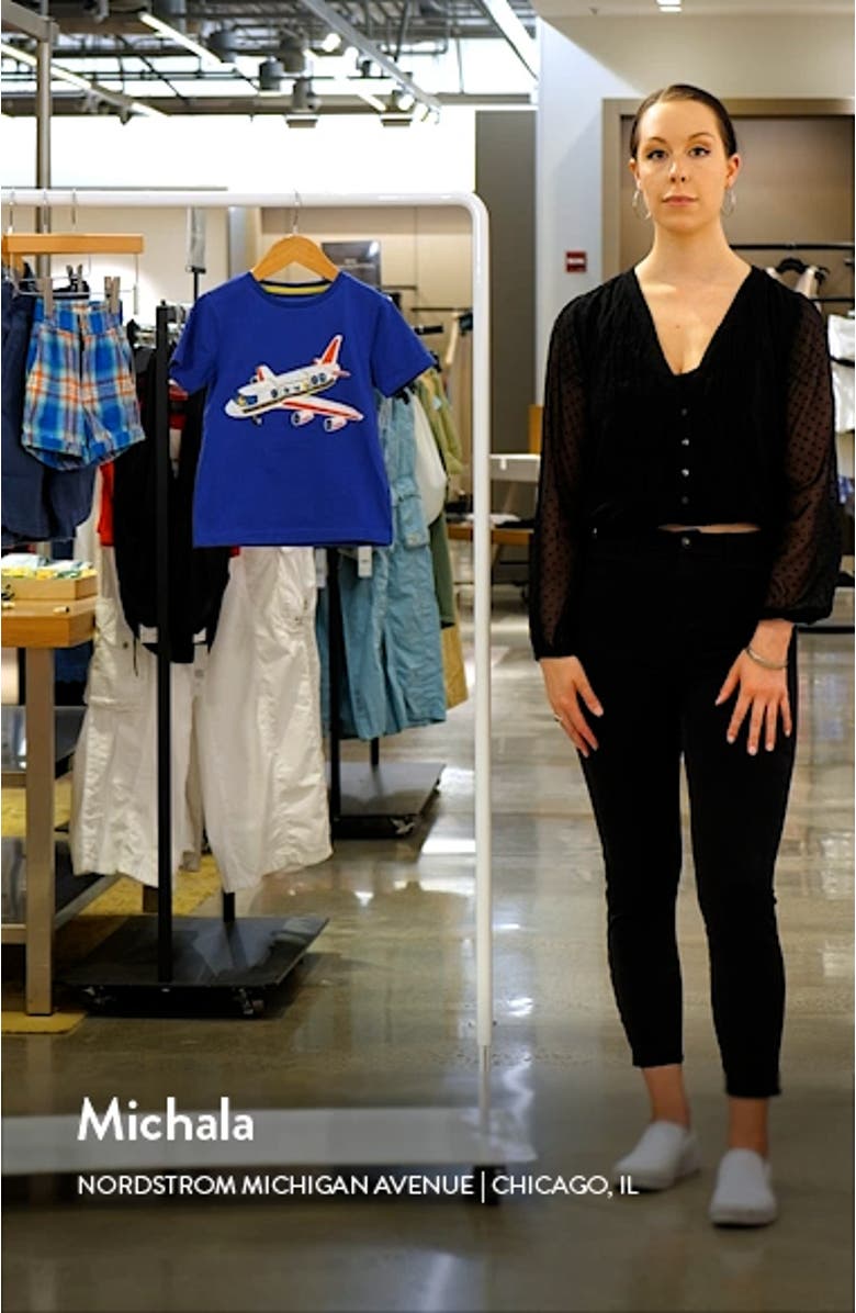 Kids' Plane Appliqué T-Shirt, sales video thumbnail