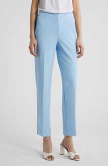 Hollywood Waist Straight Leg Ankle Pull-On Pants