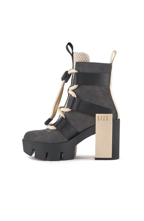 United Nude Grip Nomad Mid Platform Lug Bootie In Black I