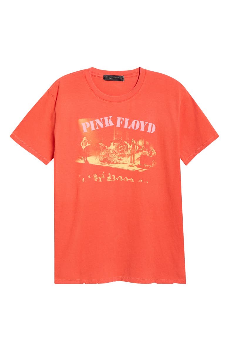 Junk Food Pink Floyd Onstage Graphic T-Shirt, Main, color, Tiger Lily