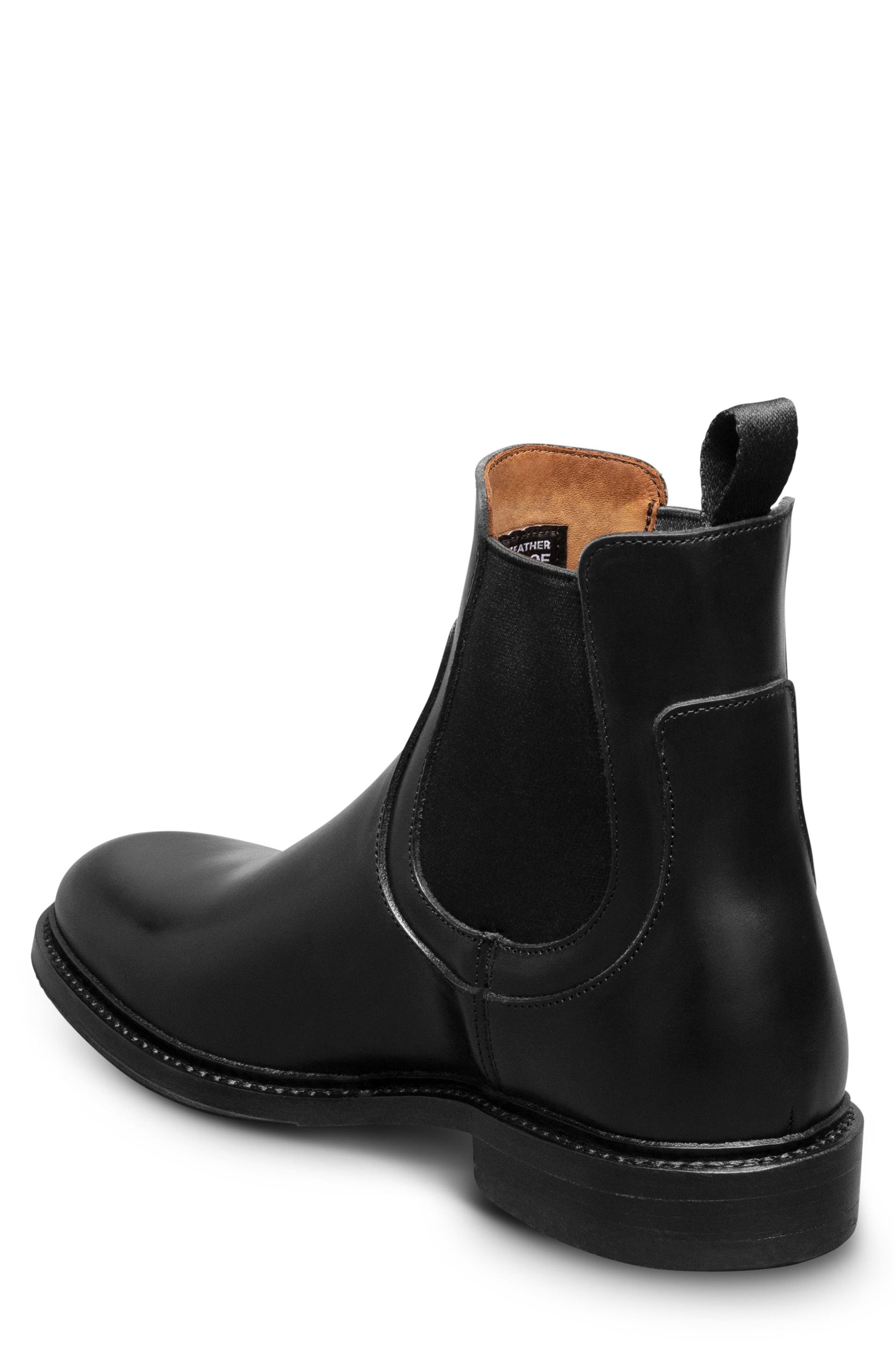 Allen Edmonds Tanner Chelsea Boot, Alternate, color, Black