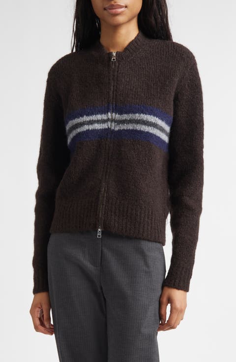 Penalti Wool Blend Zip Cardigan