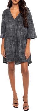 Dai Moda Scratch High-Low Shift Dress