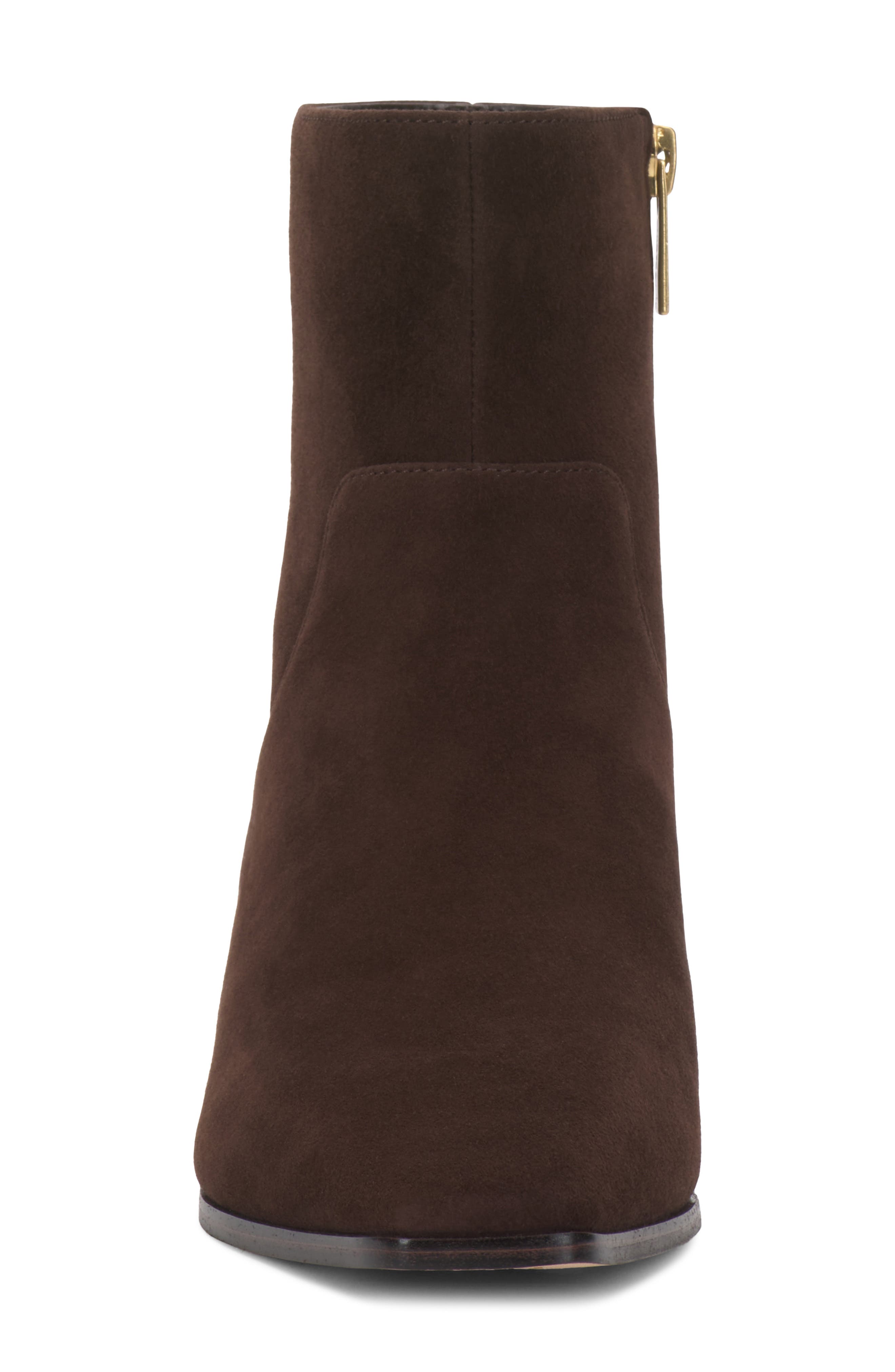 Pertula Leather Bootie, Alternate, color, BROWNIE