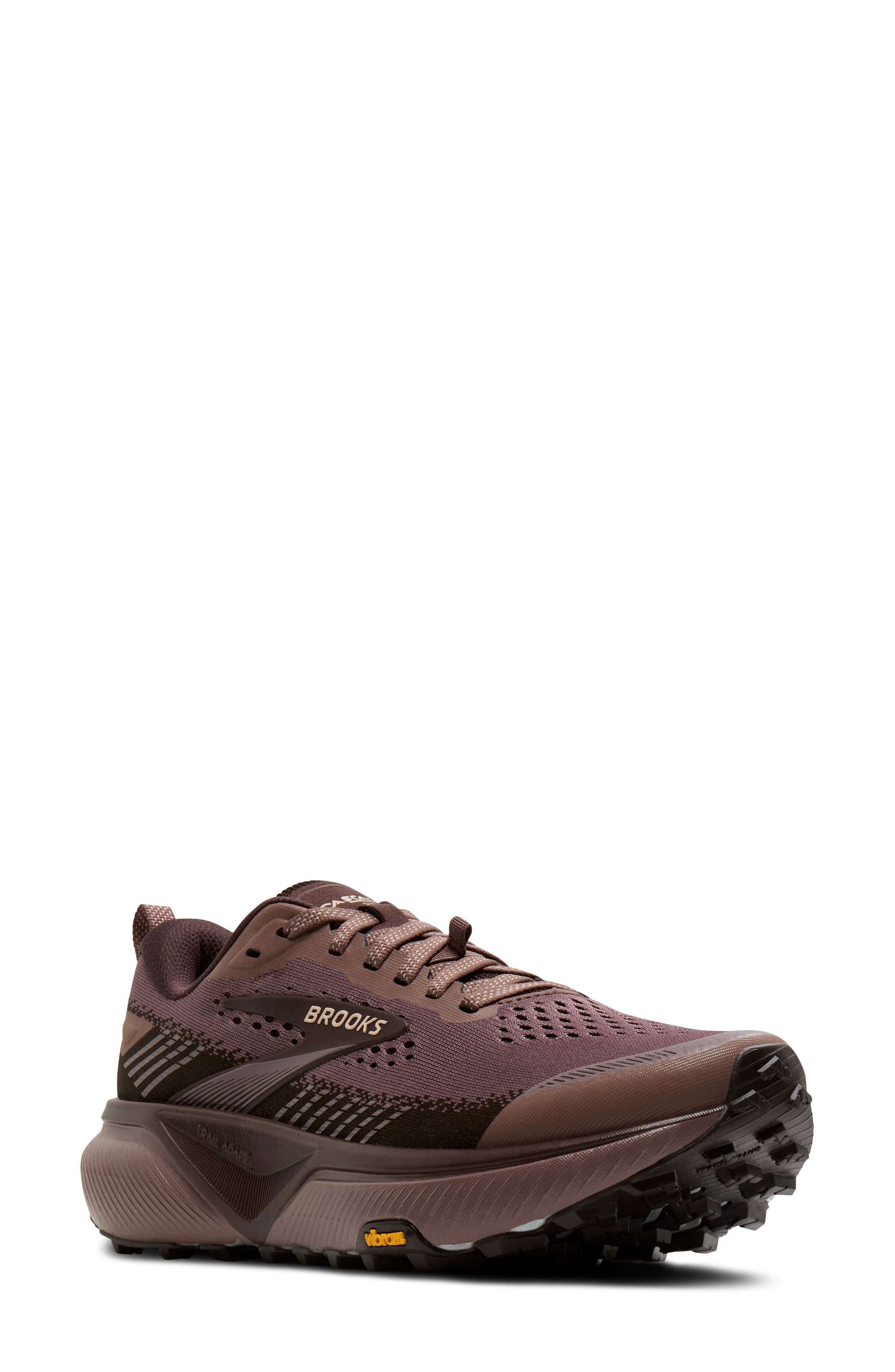 Cascadia 20 Trail Running Shoe, Main, color, PEPPERCORN/ COFFEE/ ROSE
