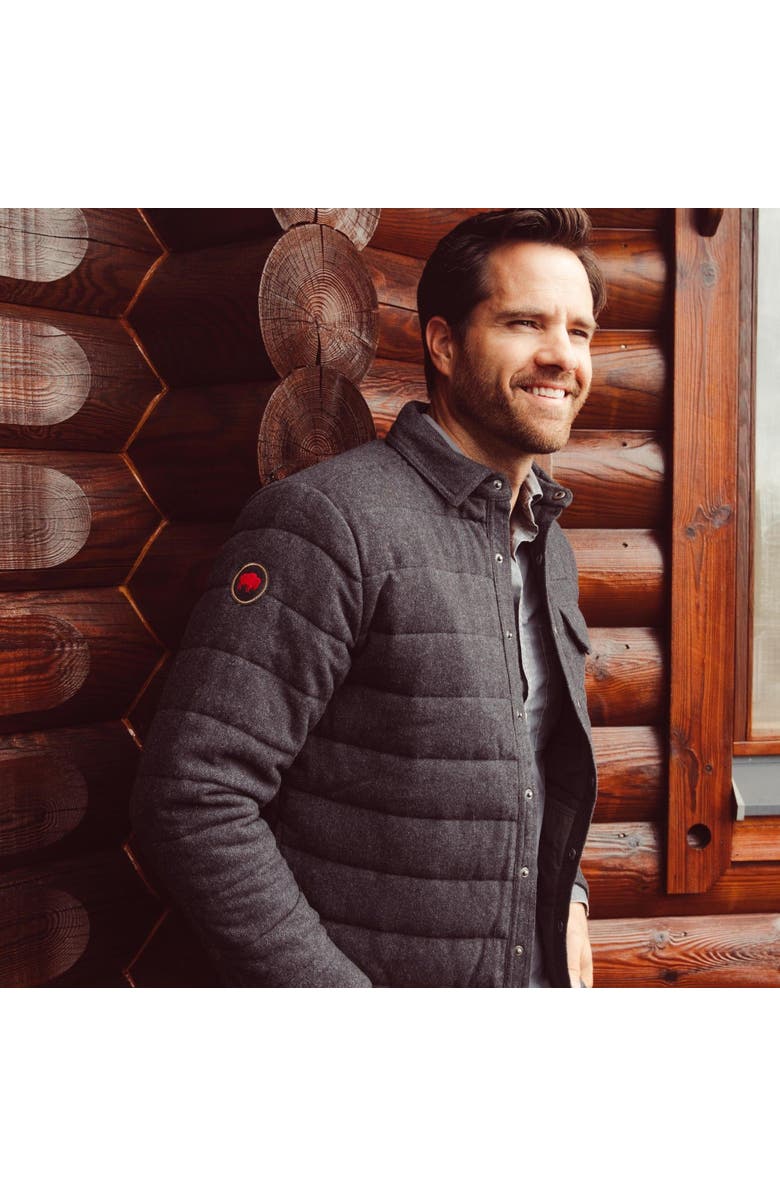 Mountain Khakis Archer Herringbone Shirtjac, Alternate, color, Jackson Grey