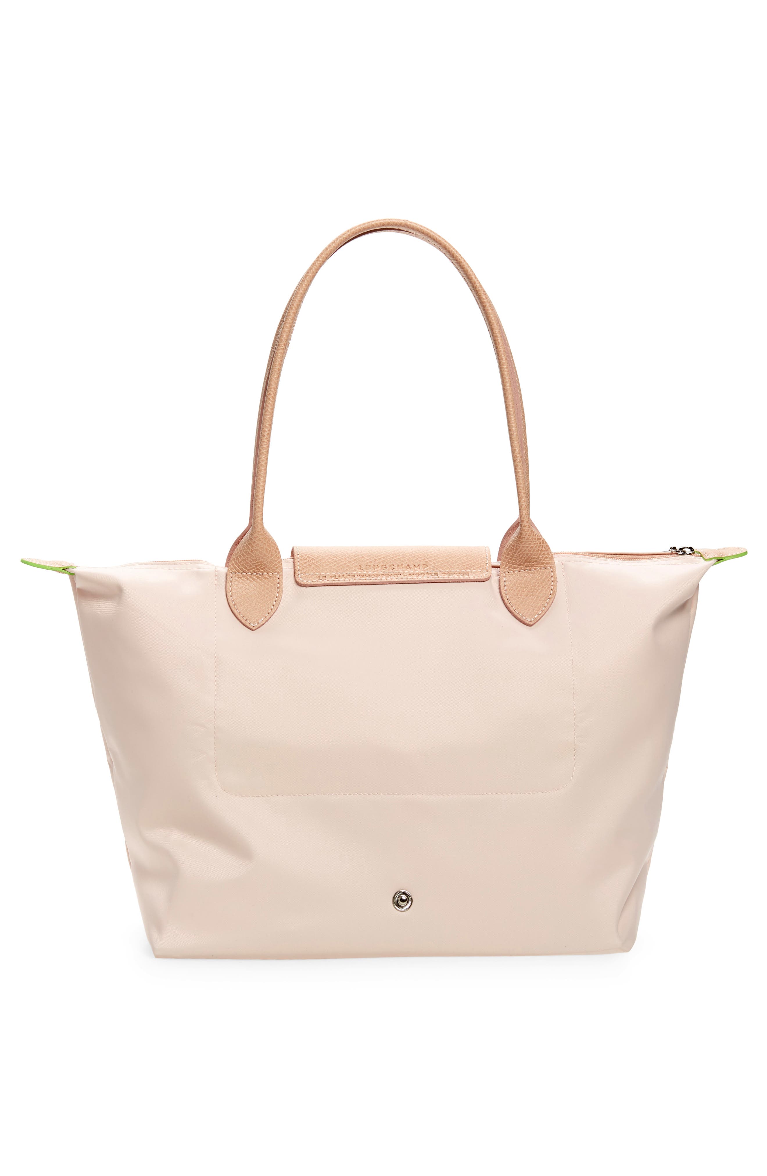 Medium Le Pliage Recycled Canvas Shoulder Tote Bag, Alternate, color, FLOWERS