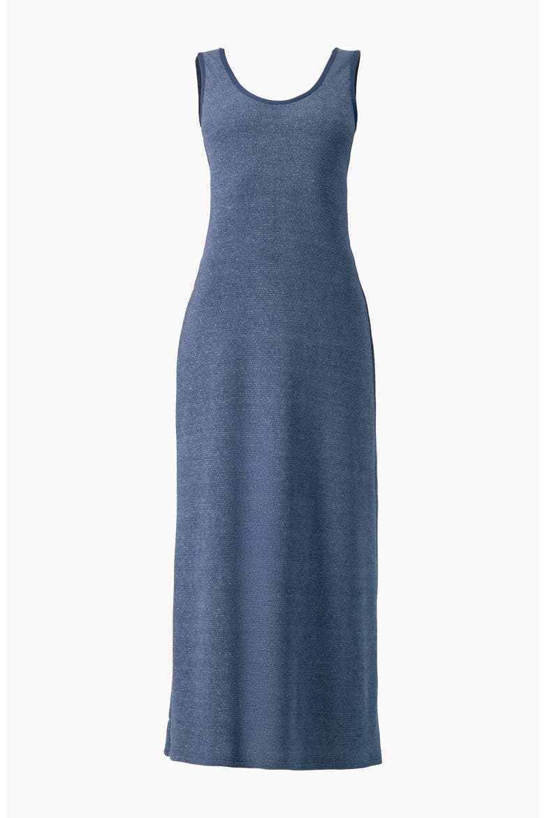 Scoop Neck Long  Dress, Alternate, color, Blue