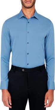 Brooklyn Brigade Slim Fit Solid Performance Dress Shirt