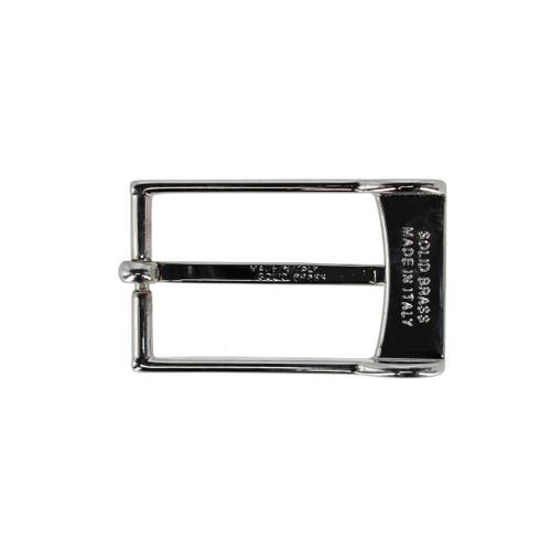 Trafalgar 30mm Elongated Rectangular Solid Brass Italian Harness Belt Buckle