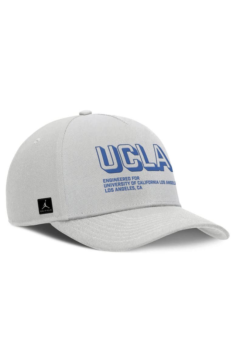 Jordan Brand Men's Jordan Brand Gray UCLA Bruins 2025 Sideline Dust Pinched Rise Adjustable Hat, Alternate, color, Gray