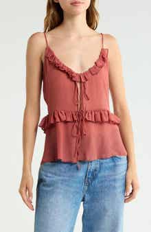 Ruffled Trim Camisole
