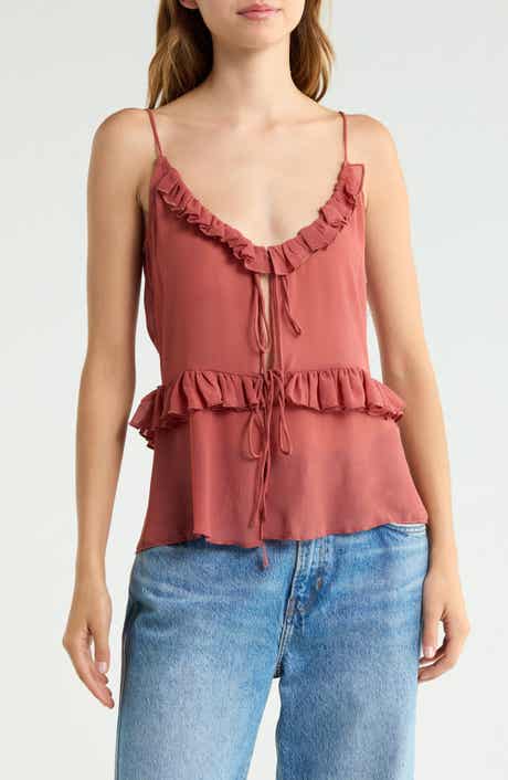 Ruffled Trim Camisole