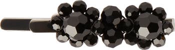 ヘアアクセサリー Medium Flower Barrette - Simone Rocha - Cristal - Black CLP4_0903_JET_1.jpg?v=