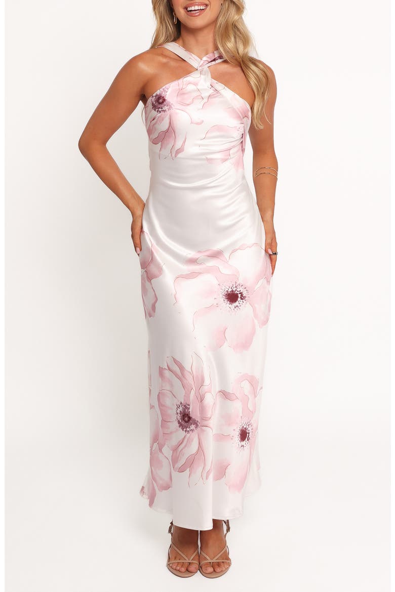 Regina Floral Stain Maxi Dress, Main, color, PINK FLORAL