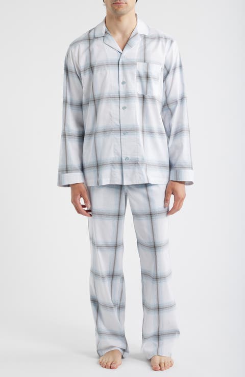 Plaid Poplin Pajamas