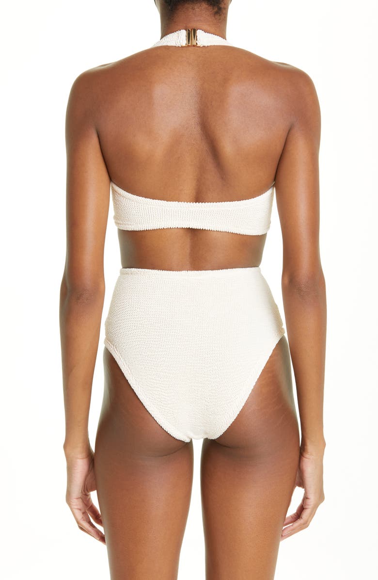 Hunza G One-Piece Cutout Swimsuit, Alternate, color, Blush