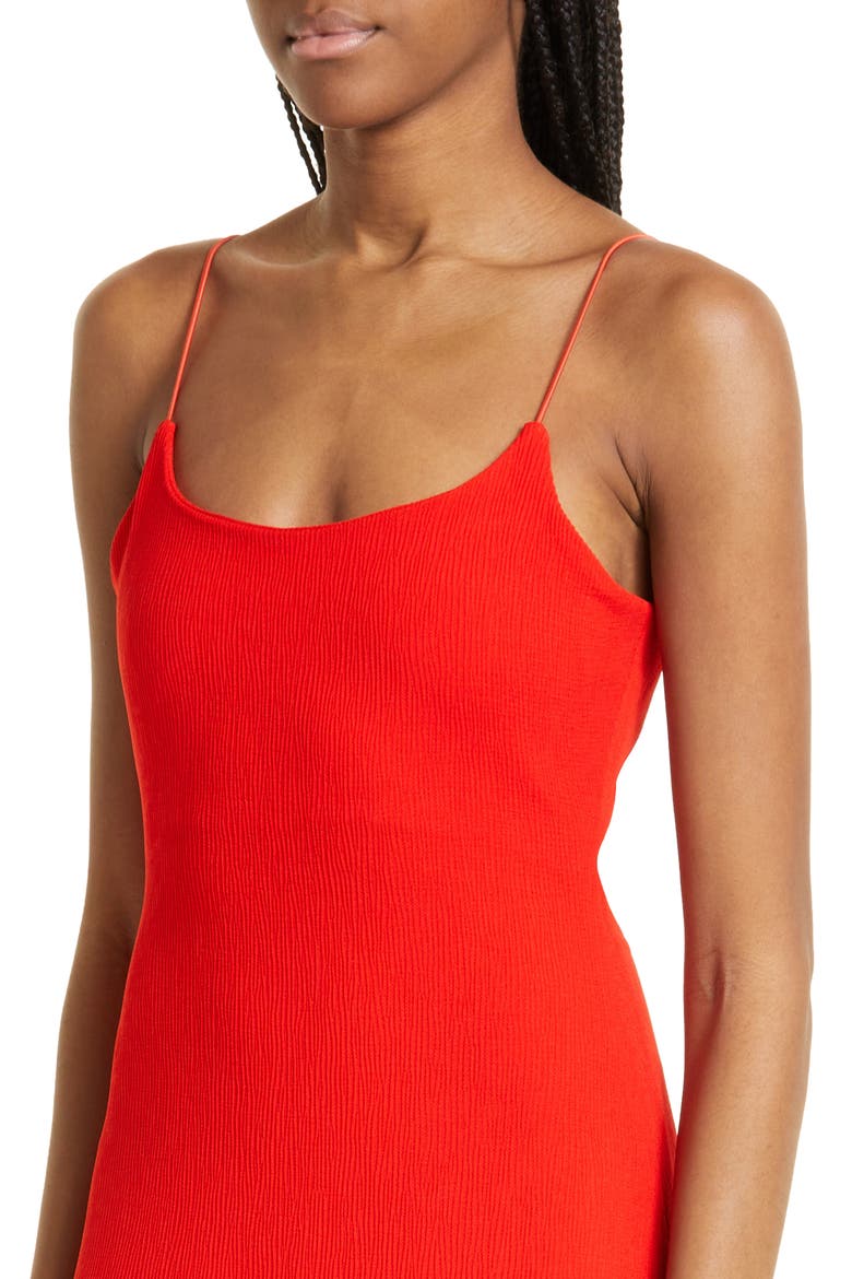 Dire Ruffle Hem Maxi Dress, Alternate, color, ORANGE