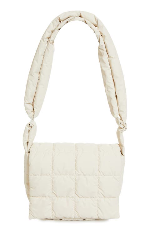 Porter Water Repellent Quilted Messenger Crossbody Bag