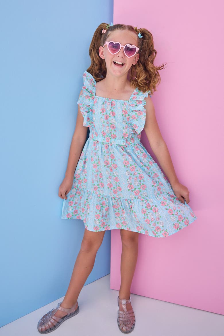 Kids' Floral Brighton Dress, Alternate, color, Meadow Marguerite Floral
