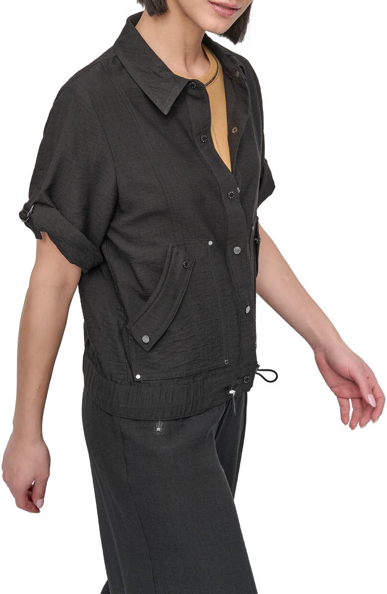 DKNY Roll Tab Jacket, Alternate, color, 